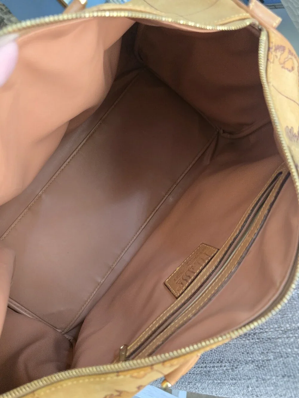 Authentic Alviero Martini Satchel Handbag